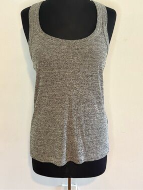 Banana Republic Heather Gray Scoop Neck Tank Small